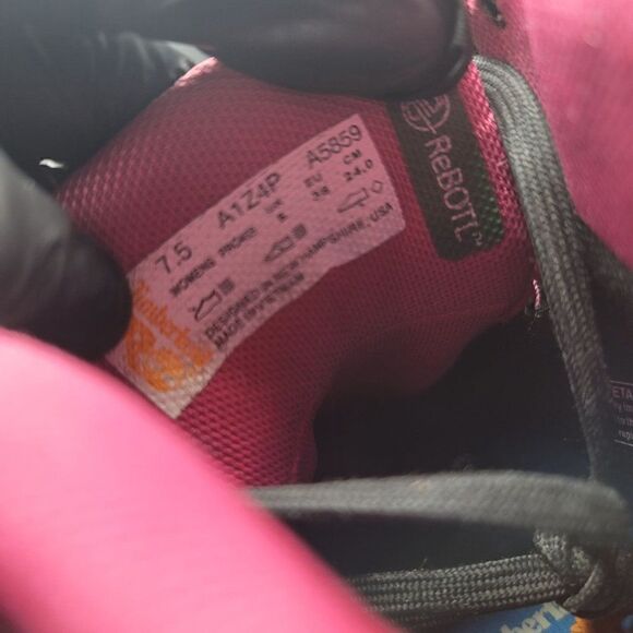 Timberland Pro Composite Boots Womens Sz 7.5 Black Steel Toe Work Boots - Picture 10 of 10